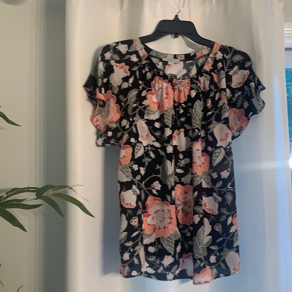 Loft flowered top